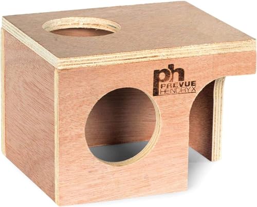 Prevue Hendryx Hamster Hut Wood (Medium, 6 1/4 x 5 1/8 x 4 1/2 Inch)