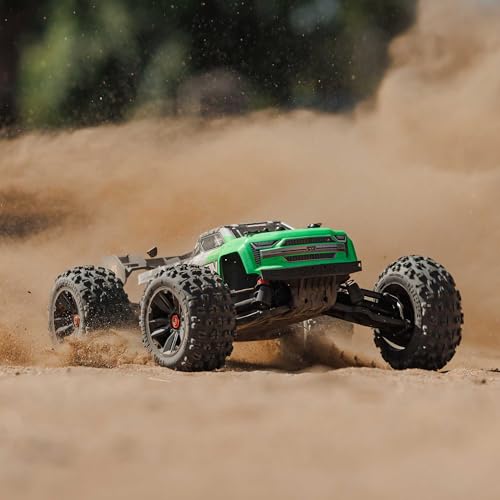 Image of ARRMA RC Truck KRATON 4X4 4S BLX 1 /10TH 4WD Speed Monster Truck RTR(Battery and Charger Not Included), Green, ARA4408V2T4
