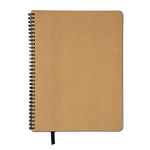 Caderno Wire O Kraft, Cicero, 3763, Bege, Grande (21 x 28)