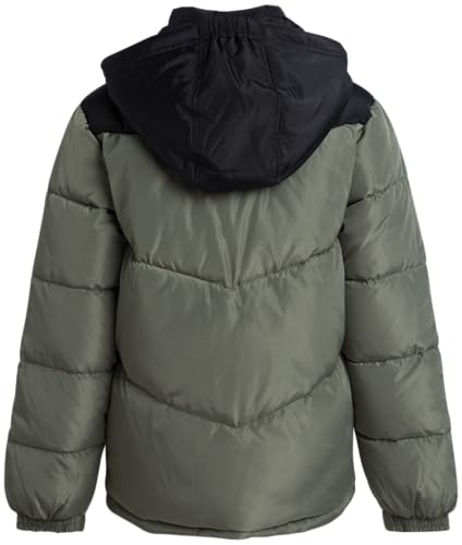 Image of DKNY Boys Puffer Jacket - Heavyweight Quilted Wind & Water Resistant Boys Winter Coat Poly Taffeta Insulated Winter Jacket