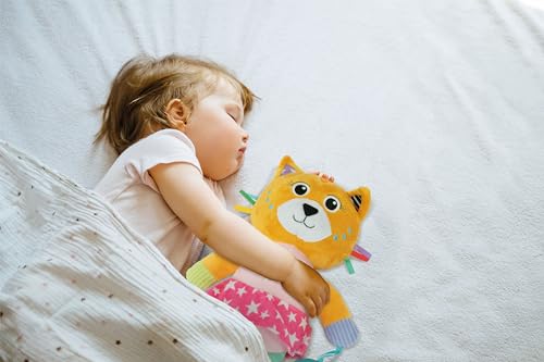 Peluche Chat Katy Clementoni lavable pour résoudre le besoin de doudou propre de bébé