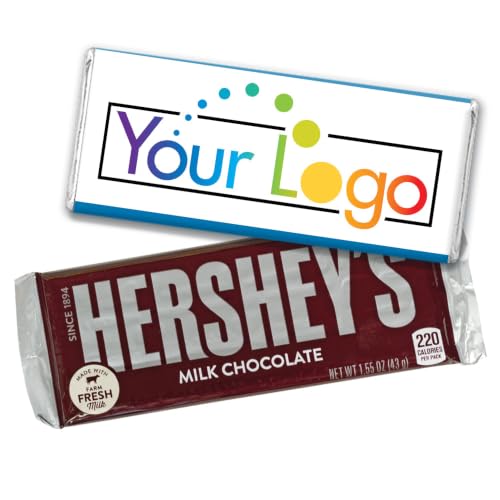 50 Pcs Personalized Candy Promotional Products Add Your Logo Chocolate Bars - Royal Blue