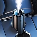 【Car Diffuser by Ultrasonic Mist, More Engaging】CO01 Amor Lyris car air freshener adopts the most advanced ultrasonic mist technology with ultra-larger10mm spray outlet, bursting a visible larger amount of fine mist fragrance in your car in all direc...