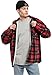 Produktbild Urban Classics Herren Plaid Teddy Lined Shirt Jacket Jacken, red/Black, L