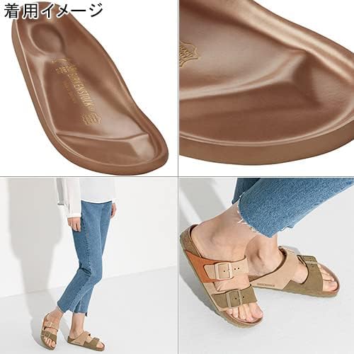 Birkenstock Arizona Split Nu Sandcastle Khaki Hex Unisex Shoes Size 7, Color: Sandcastle Khaki Hex