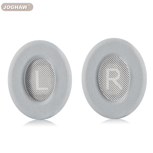 Image of Full Cooling Gel Replacement Earpads for Bose QuietComfort QC35 Headphones Ear Pads Cushions with Breathable Ice Silk Fabric, High-Density Noise Cancelling Foam - Gray