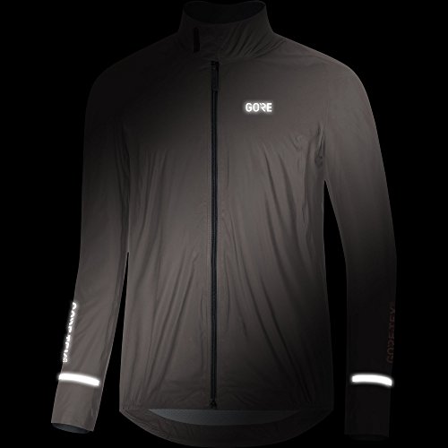 Gore Wear Men's Waterproof Racing Cycling Jacket, C5 Gore-Tex Shakedry 1985 Insulated Jacket, S, Lava Grey, 100277 #TOP1