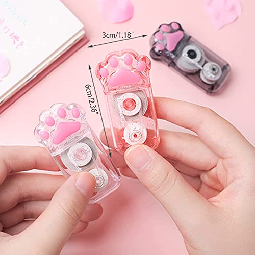 Caneta de correção de garra de gato branca de 5mm * 6m, material de escritório, papelaria (UMA)