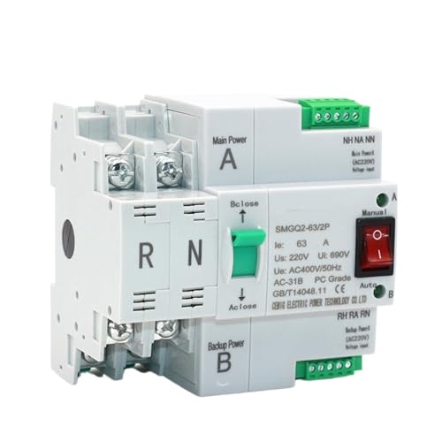 Commutateur de transfert automatique ATS pour le secours électrique de maison