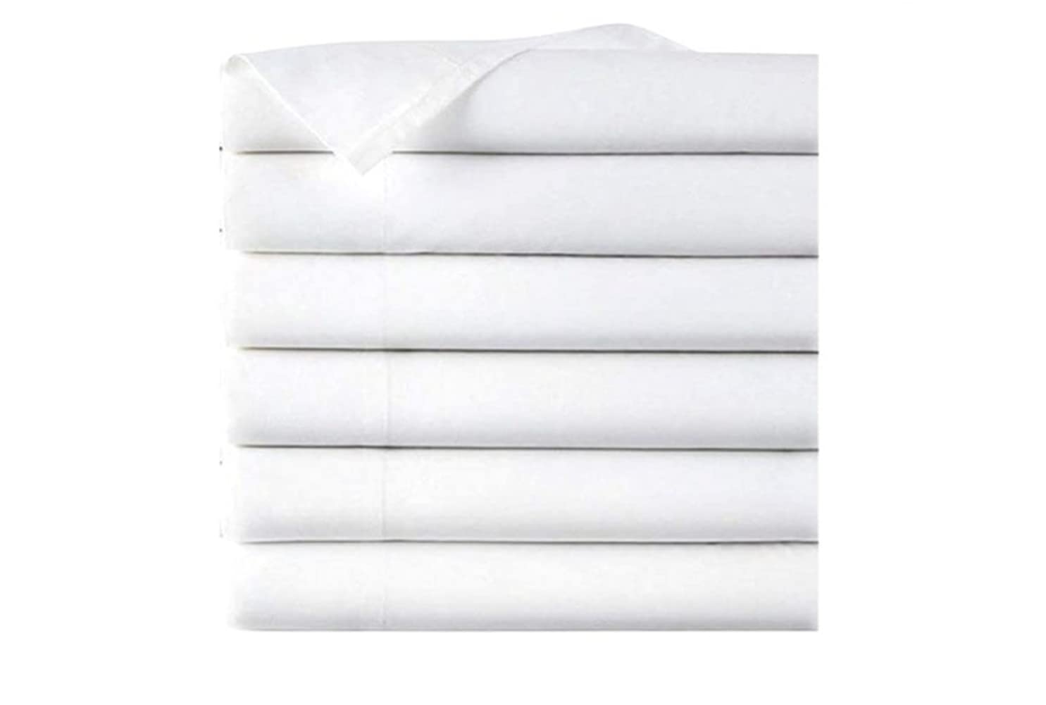 Amazon.com: EOM Hotel Sheets - T180 Thread Count Cotton/Polyester