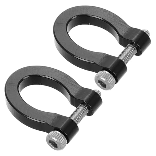 PRETYZOOM Gancho De Remolque Anticolisión Metal para Vehículos Kit De Recuperación Anillo d Atornillable Accesorio De Remolque para Uso Carretera