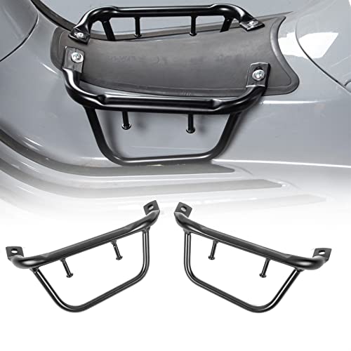 Porte-bagages arrière et pédale centrale noire pour Vespa Primavera 50 125 150