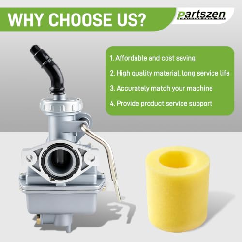 Image of CRF80F XR80R Carburetor Fit for Honda CRF80F XR80R XR80 XL80S XR75 XR75R XL75 Carburetor with Air Filter Fuel Petcock Replace 16100-176-671 16100-GN1-681
