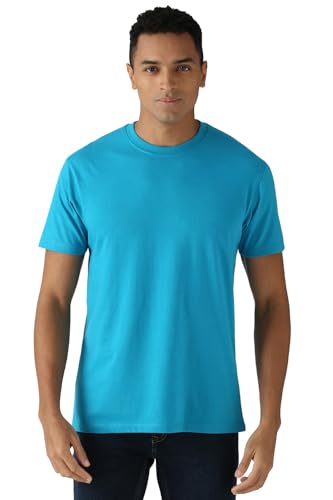Image of Peter England Men's Cotton Regular Fit Crew Round Neck Tshirt