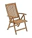 Produktbild Dehner Klappsessel Havanna, ca. 103 x 67 x 59.5 cm, aus FSC® - zertifiziertem Teakholz, natur