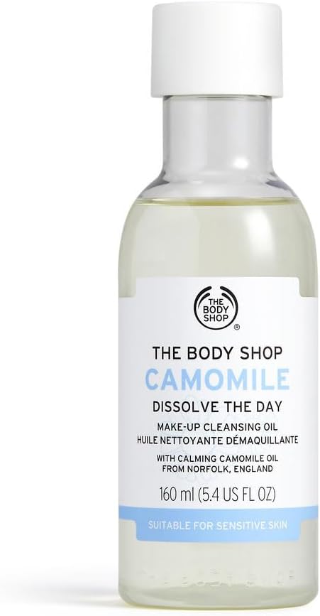 TheBodyShop The Body Shop Camomile Dissolve The Day Make-Up Cleansing Oil FOR SENSITIVE SKIN, LIGHT & NON-GREASY VEGAN