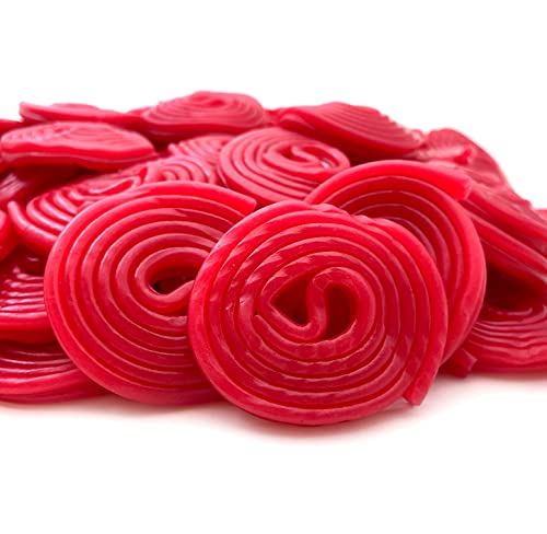 Funtasty Broadway Wheels Strawberry Old School Licorice Candy, Bulk Pack 2 Pounds #TOP6