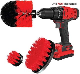 Drill Brush Set Attachment Kit - Pack of 3 - All Purpose Power