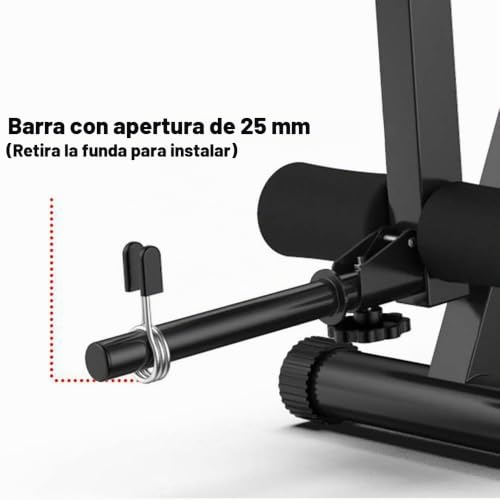 Miniatura 3 de Woerd Banco Plegable Multiusos, Banco De Pesas Ajustable Para Gimnasio En Casa, Para Entrenamiento De Cuerpo Completo Con Plegado Rápido