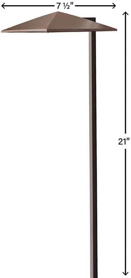 Hinkley Harbor Low-Voltage LED Landscape Pathway Light, 12v, 1.50w LED, Dimmable, Anchor Bronze