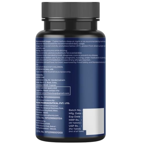 Image of Outsup Night Burn Keto | Fat Burner During Sleep | Reduce Stress & Improve Sleep with Garcinia Cambogia, L-Carnitine & Melatonin | Weight Loss Products for Women and Men | 30 Tablets (Pack of 1)