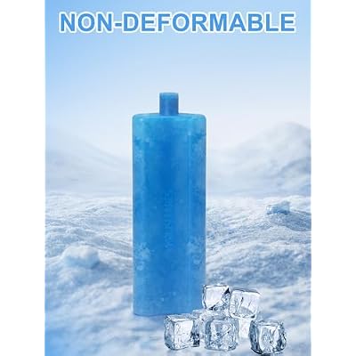 YOUSHARES Ice Packs for Insulin Cooler Travel Case, TSA Approved Ice Box for Medicine Travel Cool Bag, Keep Insulin Pen Cooling 24h for Diabetic Supplies (2PCS)