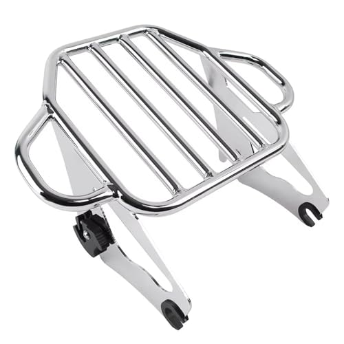 Porte-bagages moto double étage amovible pour éviter la surcharge des valises latérales