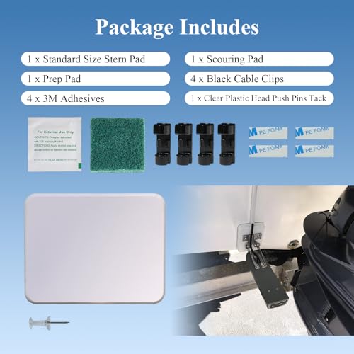 Image of Standard Size 4.5 inchx3.5 inchx0.75 inch Pad, Screwless Transducer Mounting Plate Kit