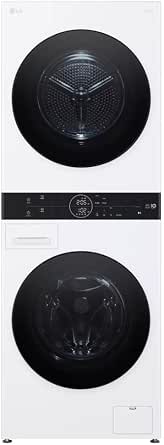 LG 24 Inch Smart Electric Wash Tower with 2.4 cu. ft. Washer and 4.2 cu. ft. Dryer Capacity