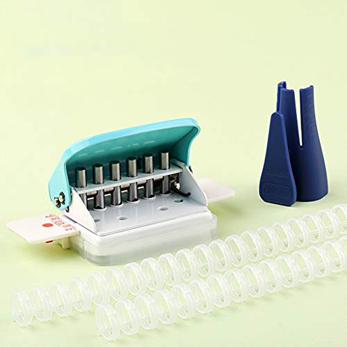 KerDejar Abridor de anel de plástico para fichário de folhas soltas para encadernação de cadernos de