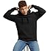 Hanes Men's Originals Midweight Fleece Hoodie, Pullover Hooded Sweatshirt for Men, 80% Cotton, 20% Polyester Black