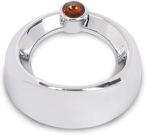 CHEDA Cubierta de plástico cromado naranja compatible con Older Freightliner Century Coronado o Columbia 20829