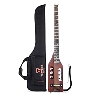 Full 24 3/4" scale acoustic-electric travel guitar Fits in airline overhead bins. Only 2 lbs. 15 oz. & 28" long! One-piece Eastern American hard maple neck-through-body design Features a Traveler piezo pickup with standard 1/4" Output Includes gig ba...