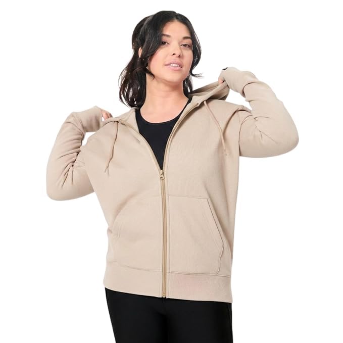 akar Women's Cozy Fleece Zip Up Hoodie-picture-12