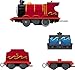 Thomas & Friends Toy Train, Splash Tank James Motorized Engine with Tender and Cargo for Preschool Railway Play Ages 3+ Years