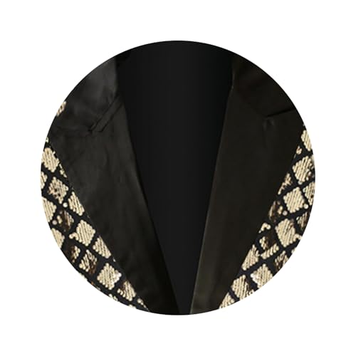 Sequin Blazer Men Shawl Lapel Disco Prom Shiny Jacket Wedding Party Festival Tuxedo One Button Slim Fit Sport Coats3
