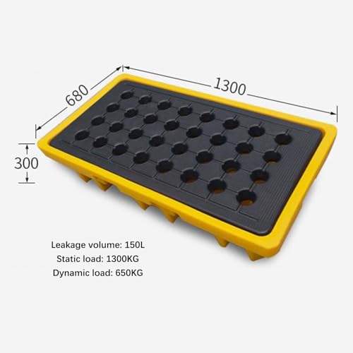 Contención de derrames para tanques de aceite con esta paleta apilable 3