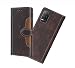 Produktbild GOKEN Leder Folio Hülle für Realme 8 5G / Realme Narzo 30 5G, Flip TPU Liner PU Lederhülle Brieftasche Mit Kartensteckplätzen, Handyhülle Schutzhülle Case Cover mit Ständer Funktion (Braun)