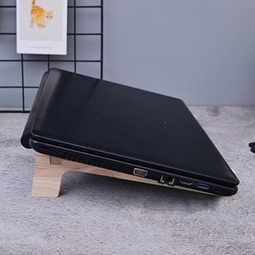 Base de madera para laptop y tablet portátil ergonómica miniatura 5