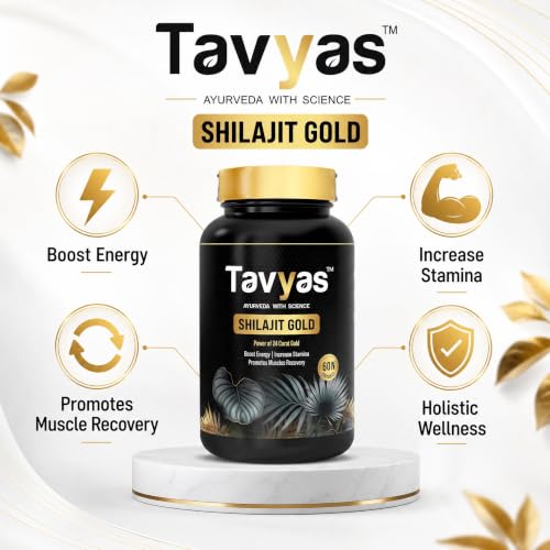Image of Pure Original Himalayan Shilajit /Shilajeet Resin 60 Capsule| Serving | For Energy, Endurance & Vitality| 100% Ayurvedic