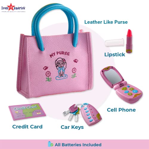 Dress Up America Toddler Purse – Pretend Play Purse Toys For 1, 2, 3 Year Old Girl, My First Purse Birthday Gift For Toddlers And Girls #TOP1