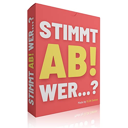 STIMMT AB! WER...? - Heiz` die Gerüchteküche an! - Partyspiel mit 100 Spielkarten - Kartenspiel - Partyspiele für Erwachsene - für Jede Feier (WG Party, JGA, Silvester)