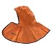 Antra Welding Hood, Split Cowhide Leather, UV/IR, Flame Heat Resistant, Full Protection Neck, Head, Shoulder from Spatters dirts Orange