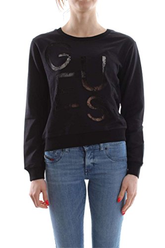 Guess Women's W64Q07K4YQ0 Sweatshirt, Black (Noir/Jet Black A996 A996), Medium