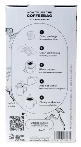 Premium Kaffee Adventskalender Coffee World Trip mit 24 kleinen Einzelfiltern/Coffeebags in schöner Geschenkbox - purer Geschmack und fair gehandelt