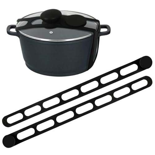 FAILUN 2PCS Silicone Lid Latch for Pots - Universal Lid Latc