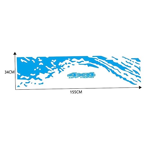 Artibetter 1 Stück Auto-Heck-Dekorationsaufkleber Dirt-Bike-Aufkleber Abnehmbare Aufkleber Lkw-Aufkleber Abziehbilder Für Lkws Fahrzeug Paster Autofenster Emblem Aufkleber – Bild 3