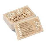 PRICARO Falschparker-Karten Ticket, 50 Stück
