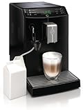 Saeco HD8762/01 Kaffeevollautomat Minuto Automatischer Milchaufschäumer (1.8 L, 250g, 1850W, automatischer Milchaufschäumer), schwarz