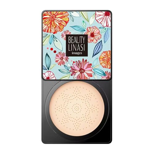 ZYUZES クッションファンデーション 美白 ツヤ肌美肌潤い明るい 瞬間にカバー1つ6役 呼吸できるカバー力強い 乾燥しがちな肌にうるおいを与え、なめらかでつややかな肌を長時間キープする! (01#ナチュラルカラー)